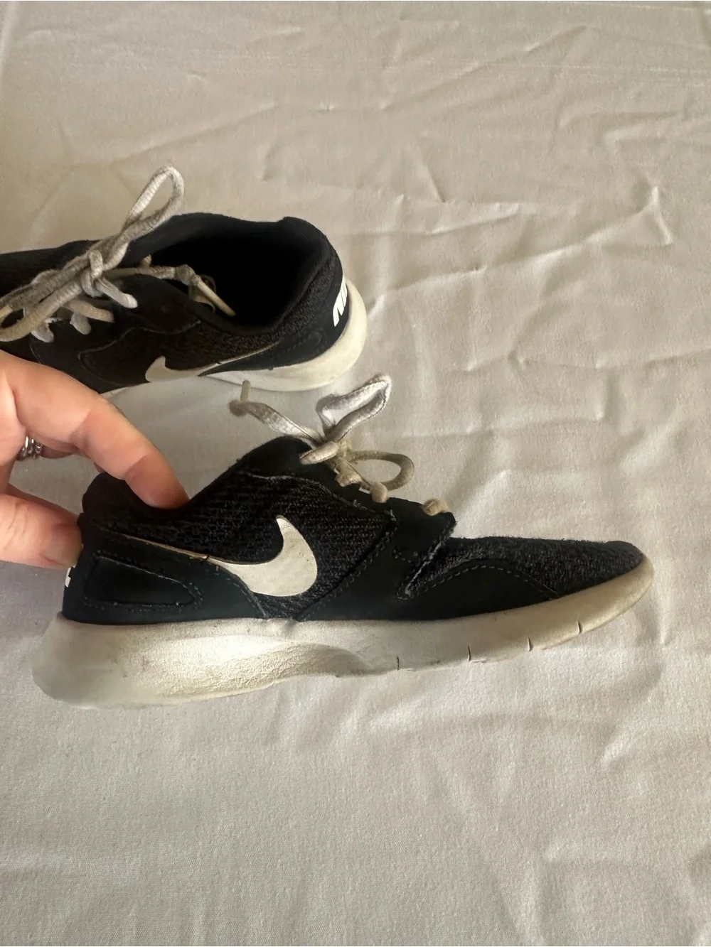 Nike Kids Black and White Sneakers - Lightweight Play Shoes